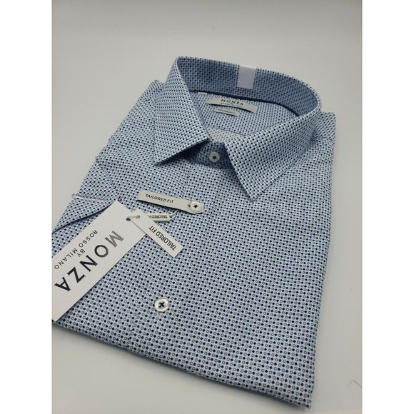 ROSSO MILANO Other - SALE!  GEOMETRIC Tailor Fit Button Down MONZA